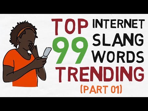 Top 99 Trending Internet Slang Words List | Most Common Texting Acronyms Abbreviations (PART 1)