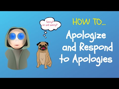 How to Apologize and Respond to Apologies in English