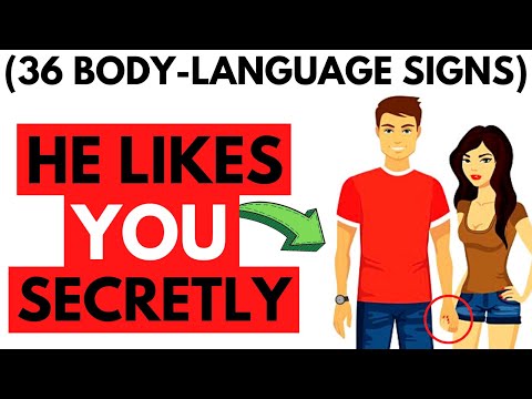 36 Body Language Signs A Guy Likes You But is Trying Not to Show it