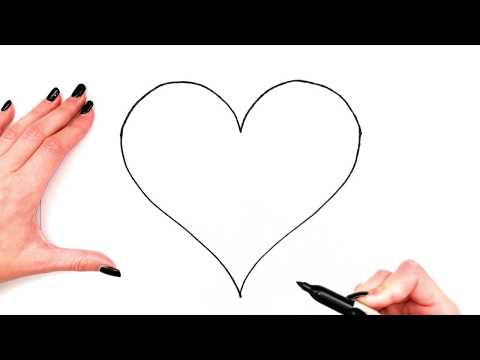 How To Draw A Heart Step By Step 💖| Heart Drawing | Simple Drawing Tutorial | Super Easy Drawings