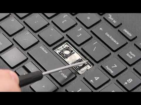 How To Fix HP Laptop Key - Replace Repair Install Keyboard Key Space Enter Shift Ctrl Backspace Tab